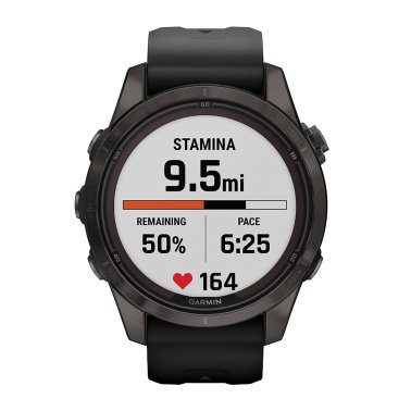 Garmin® fēnix® 7S Pro Sapphire Solar Edition Smartwatch (Carbon Gray)