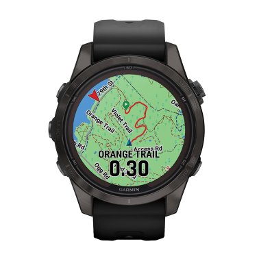 Garmin® fēnix® 7S Pro Sapphire Solar Edition Smartwatch (Carbon Gray)