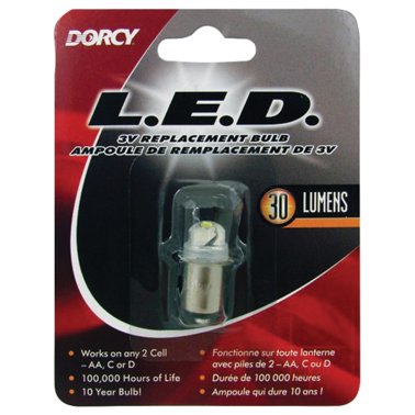 Dorcy® 30-Lumen 3-Volt LED Replacement Bulb