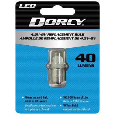 Dorcy® 40-Lumen, 4.5-Volt–6-Volt LED Replacement Bulb
