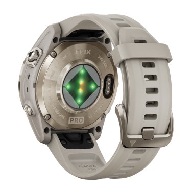 Garmin® epix™ Pro (Gen 2) Sapphire Edition Smartwatch with 42-mm Case (Soft Gold)