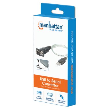Manhattan® USB to Serial Converter, 18 In.