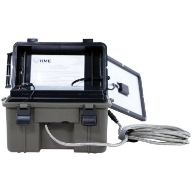 HME™ 12-Volt Battery Box with 2-Watt Solar Panel