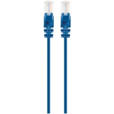Intellinet Network Solutions® CAT-6 U/UTP Slim Network Patch Cable with Snagless Boots (14 Ft.; Blue)