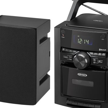 JENSEN® Bluetooth® Portable CD Music System with Cassette Player and AM/FM Radio, CD-785