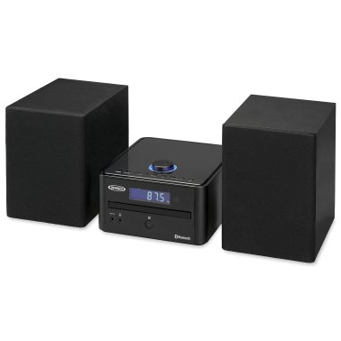 JENSEN® JBS-210 3-Piece Stereo 4-Watt-RMS CD Music System with Bluetooth®, Digital AM/FM Receiver, 2 Speakers, and Remote