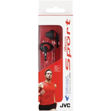 JVC® Gumy Sport Earbuds, HA-EN10 (Black)