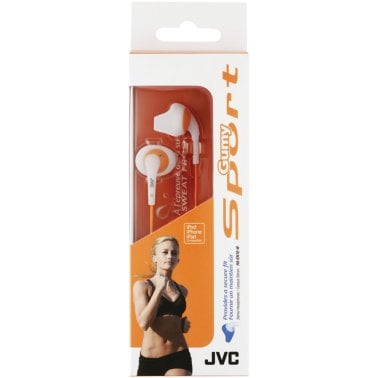 JVC® Gumy Sport Earbuds, HA-EN10 (White)