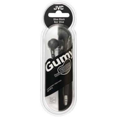 JVC® Gumy Earbuds, HA-F160 (Black)