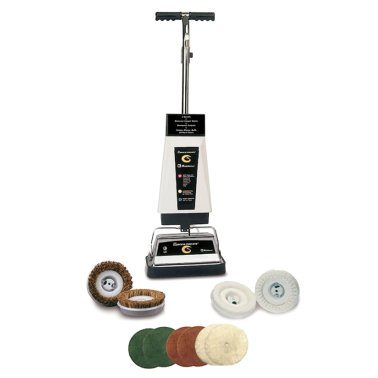 Koblenz® The Cleaning Machine® Carpet Floor Cleaner/Scrubber/Polisher/Buffer/Shampooer, P-2600, Gray