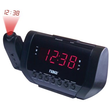 Naxa® Projection Dual Alarm Clock