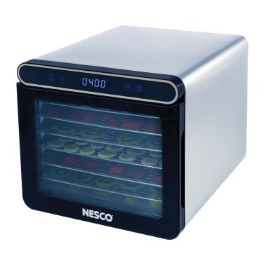 NESCO® 600-Watt 7-Tray Stainless Steel Digital Food Dehydrator