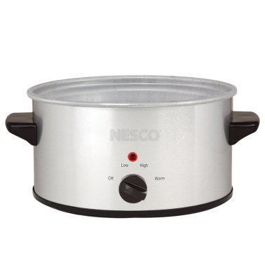 NESCO® 1.5-Qt. 120-Watt Metallic Slow Cooker (Silver)