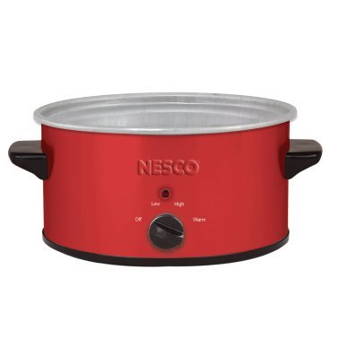 NESCO® 1.5-Qt. 120-Watt Metallic Slow Cooker (Red)