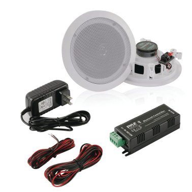 Pyle® PDICBT852RD 250-Watt 8-In. Bluetooth® Ceiling/Wall Speakers, 2 Count