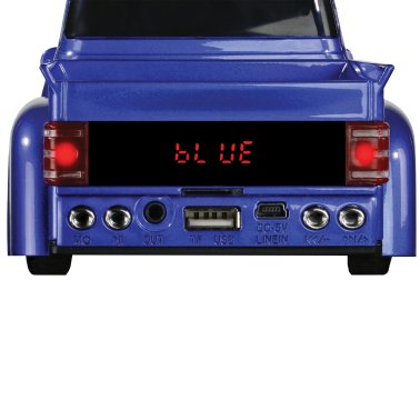 QFX® BT-1956 Retro Truck Bluetooth® Speaker (Blue)