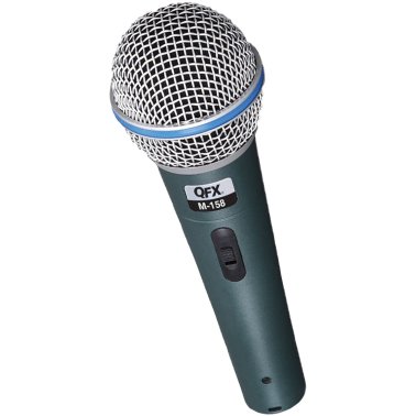QFX® M-158 Professional Unidirectional Dynamic Microphone