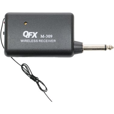 QFX® M-309 Wireless Microphone System with Headset and Lapel Microphones and Body Pack Transmitter