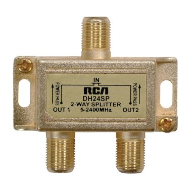 RCA 2-Way 2.4-GHz Bi-Directional Coaxial Splitter