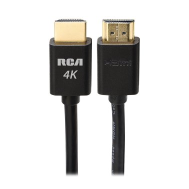 RCA Digital Plus High Speed HDMI® Cable with Ethernet, Black (6 Ft.)