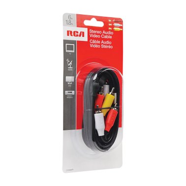 RCA Stereo A/V Cable (6 Ft.)