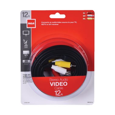 RCA Stereo A/V Cable (12 Ft.)