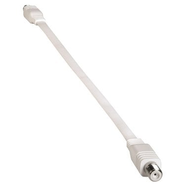 RCA Flat Coax Extension Cable, 18 In.