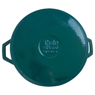 Taste of Home® 7-Qt. Enameled Cast Iron Dutch Oven with Grill Lid, Sea Green