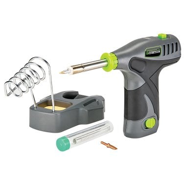 Genesis™ 8-Volt Li-Ion 3-Piece Cordless Tool Kit with Screwdriver, Soldering Iron, and Pocket LED Light