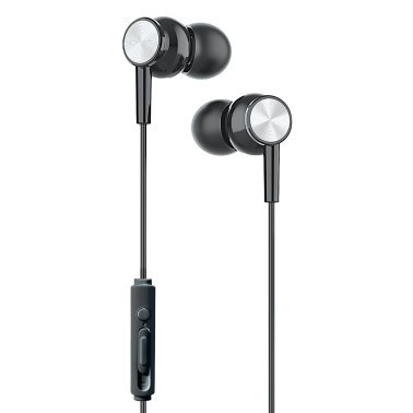XYST™ In-Ear Earbuds with Microphone, XYS-E3512 (Black)