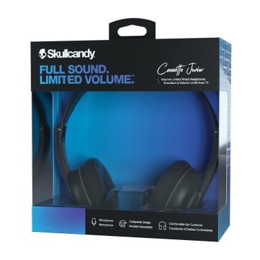 Skullcandy® Cassette™ Junior Wired Over-Ear Headphones with Microphone (Blue)