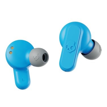 Skullcandy® Dime® True 2 In-Ear True Wireless Stereo Bluetooth® Earbuds with Microphones (Light Gray/Blue)