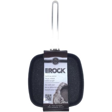 THE ROCK™ by Starfrit® 6" Personal Griddle Pan with Stainless Steel Wire Handle