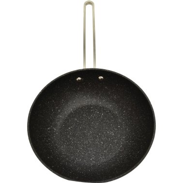 THE ROCK™ by Starfrit® 7.08" Personal Wok Pan with Stainless Steel Wire Handle
