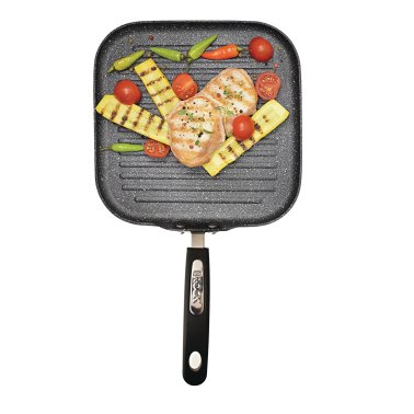 THE ROCK™ by Starfrit® 10" Grill Pan with Bakelite Handles