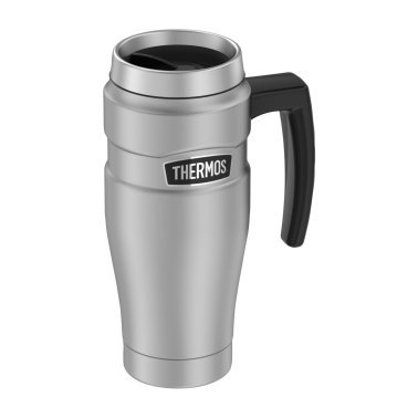 Thermos® 16-Ounce Stainless King™ Vacuum-Insulated Stainless Steel Travel Mug (Stainless Steel)