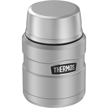 Thermos® Stainless King™ Vacuum-Insulated 16-Oz. Food Jar with Folding Spoon (Stainless Steel)