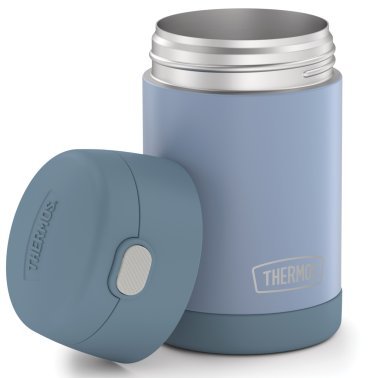 Thermos® 16-Ounce FUNtainer® Vacuum-Insulated Stainless Steel Food Jar with Folding Spoon (Denim Blue)