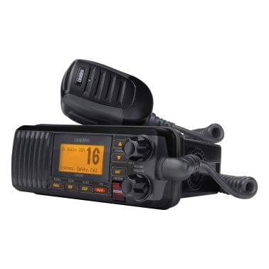Uniden® 25-Watt Fixed-Mount VHF Marine Radio with DSC, UM385 (Black)