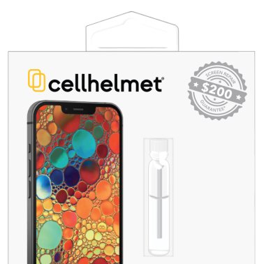 cellhelmet® Liquid Glass Screen Protector for Phones and Watches with Glass Screens ($200 Screen Repair Coverage)