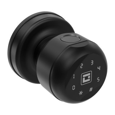 Geek Smart® Smart Fingerprint and Touch Panel Doorknob Lock, K02 (Matte Black)