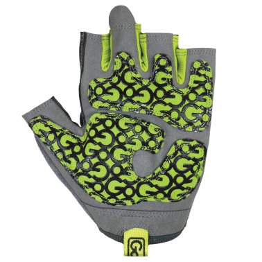 GoFit® Women's Pro Trainer Gloves with Padded Go-Tac Palm (Medium; Green)