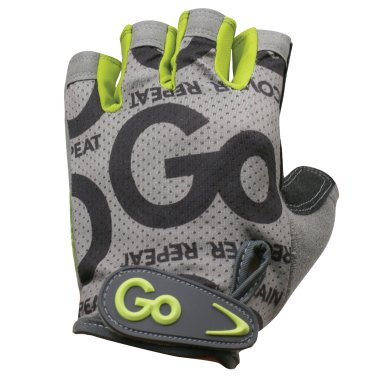 GoFit® Women's Pro Trainer Gloves with Padded Go-Tac Palm (Small; Green)