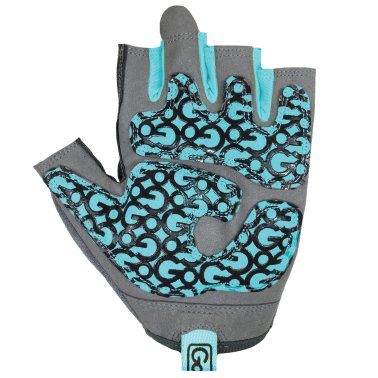 GoFit® Women's Pro Trainer Gloves with Padded Go-Tac Palm (Small; Teal)