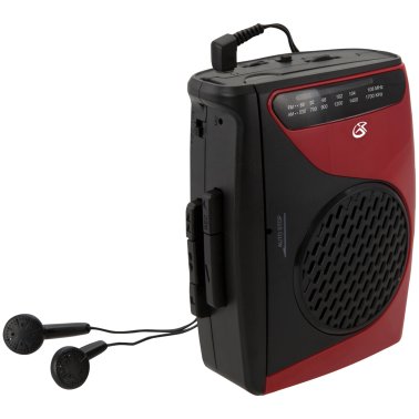 GPX® Cassette Player with AM/FM Radio