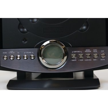 GPX® HM3817DTBLK CD Home Music System with AM/FM Radio, Black