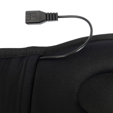iLive Lights Out Bluetooth® Sleep Mask Headphones with Speakerphone, Gray, IAHB33G
