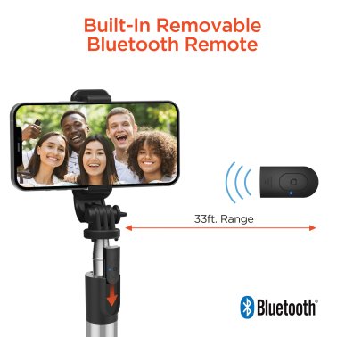 HyperGear® SnapShot Wireless Selfie Stick with Tripod and Bluetooth® Remote