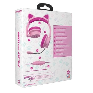 HyperGear® Kombat Kitty Gaming Headset for Kids (Pink)