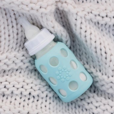 Lifefactory® 4-Glass Baby Bottle Starter Set (Mint/Blanket/Blueberry/Kale)